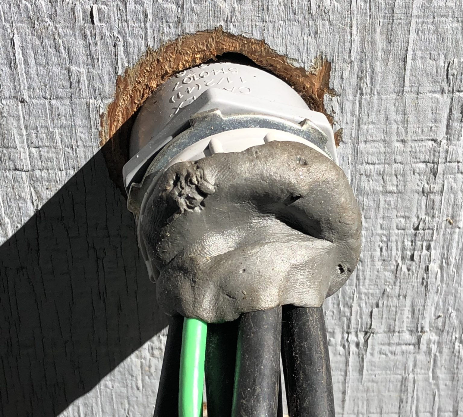 Solving the Problem of Cables Through Walls